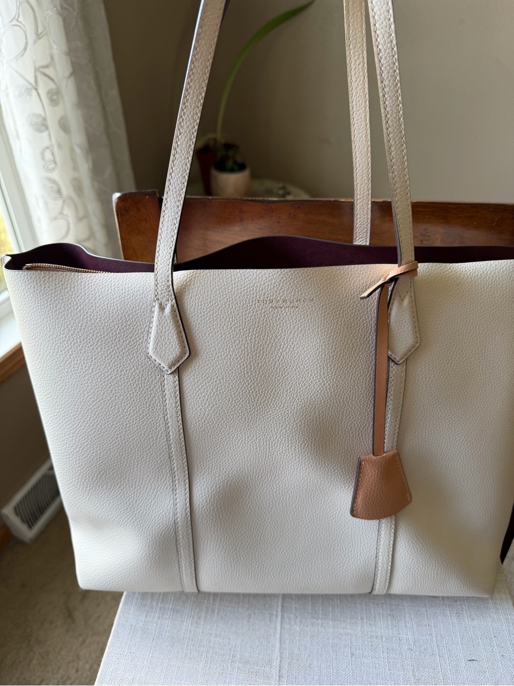 Tori Burch Perry triple compartment tote